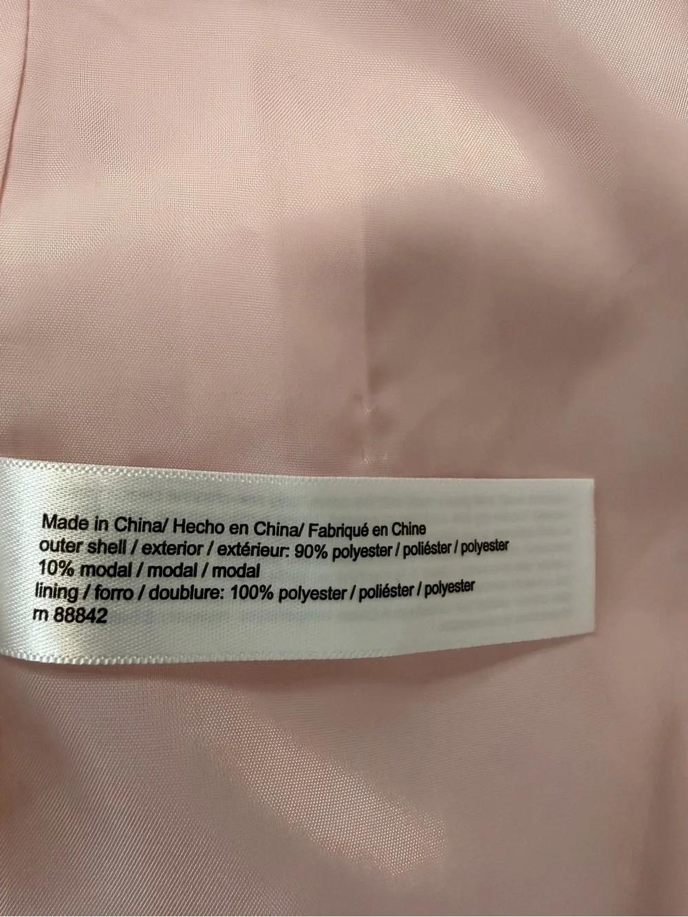 NWT! Eloquii Crystal Pink Long Tailored Two-Button Vest. Size 28.
